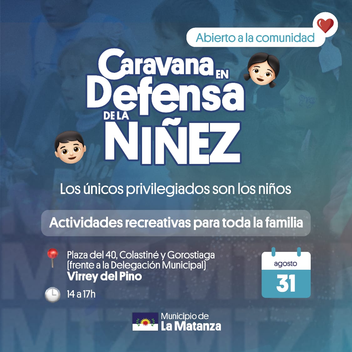 La Caravana de la Niñez llega a Virrey del Pino 