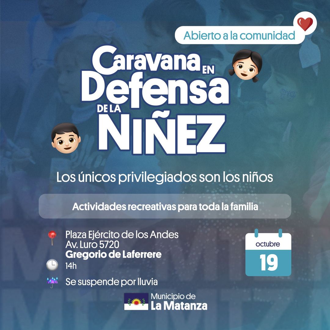 Una nueva Caravana de la Niñez llega a La Matanza 