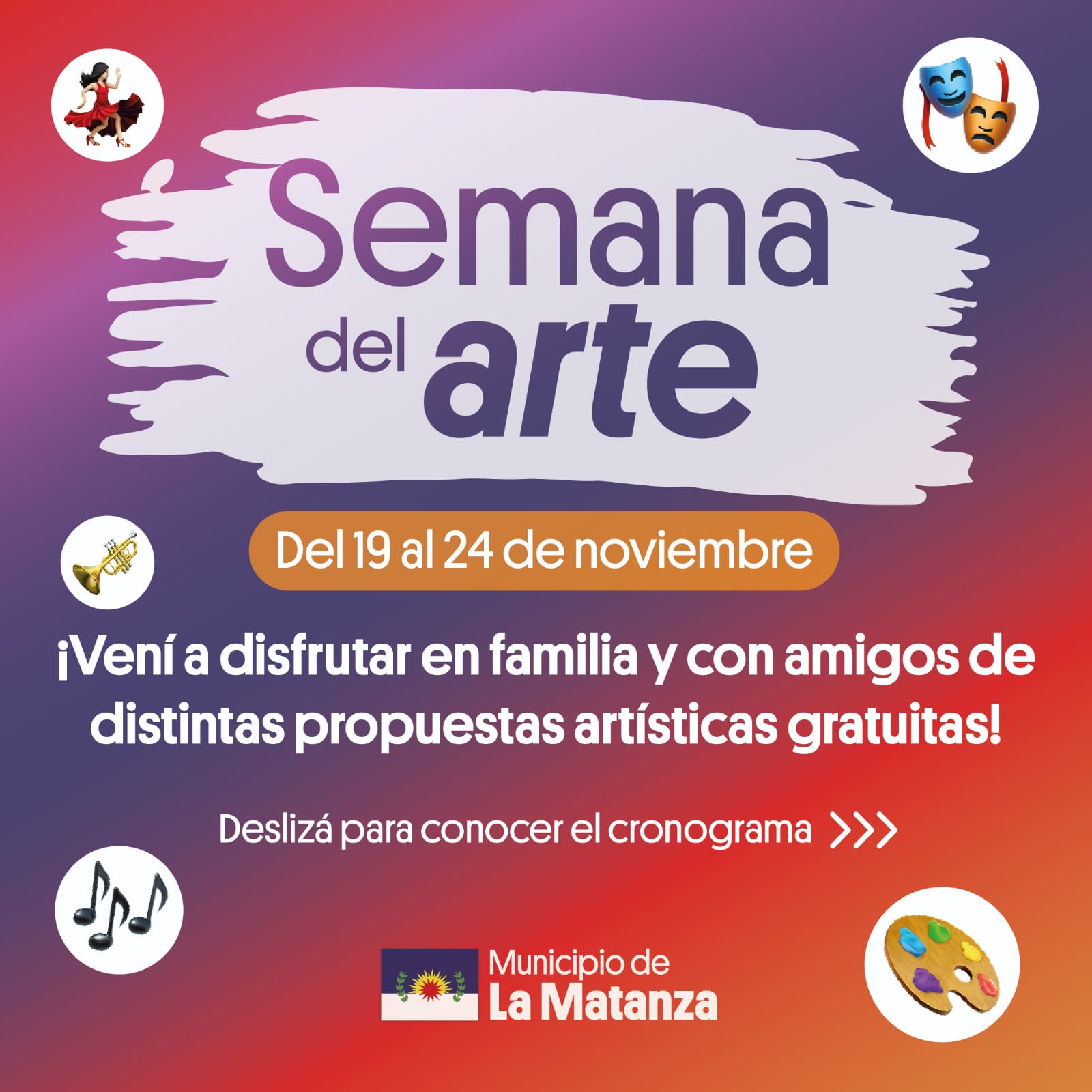 Llega la Semana del Arte a La Matanza